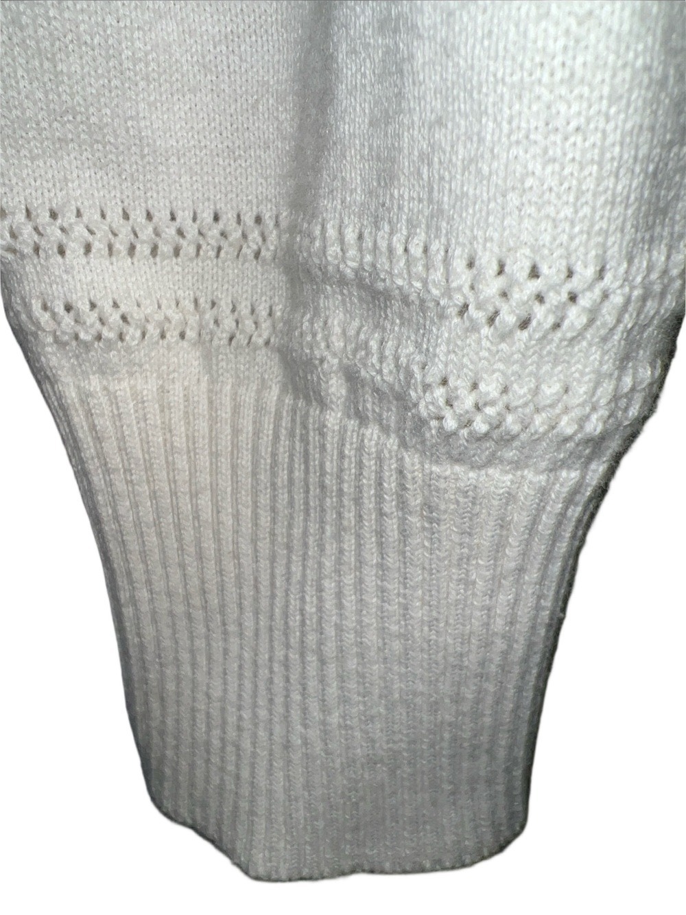 Philanthropy Crossover V-Neck, Cotton/Cashmere Sweater, (0013) - Picture 5 of 10